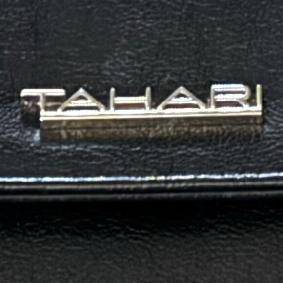 Tamari faux leather long trifold wallet with RFID protection - Picture 2 of 7